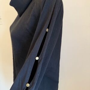 Grace Black Cowl Neck Sweater